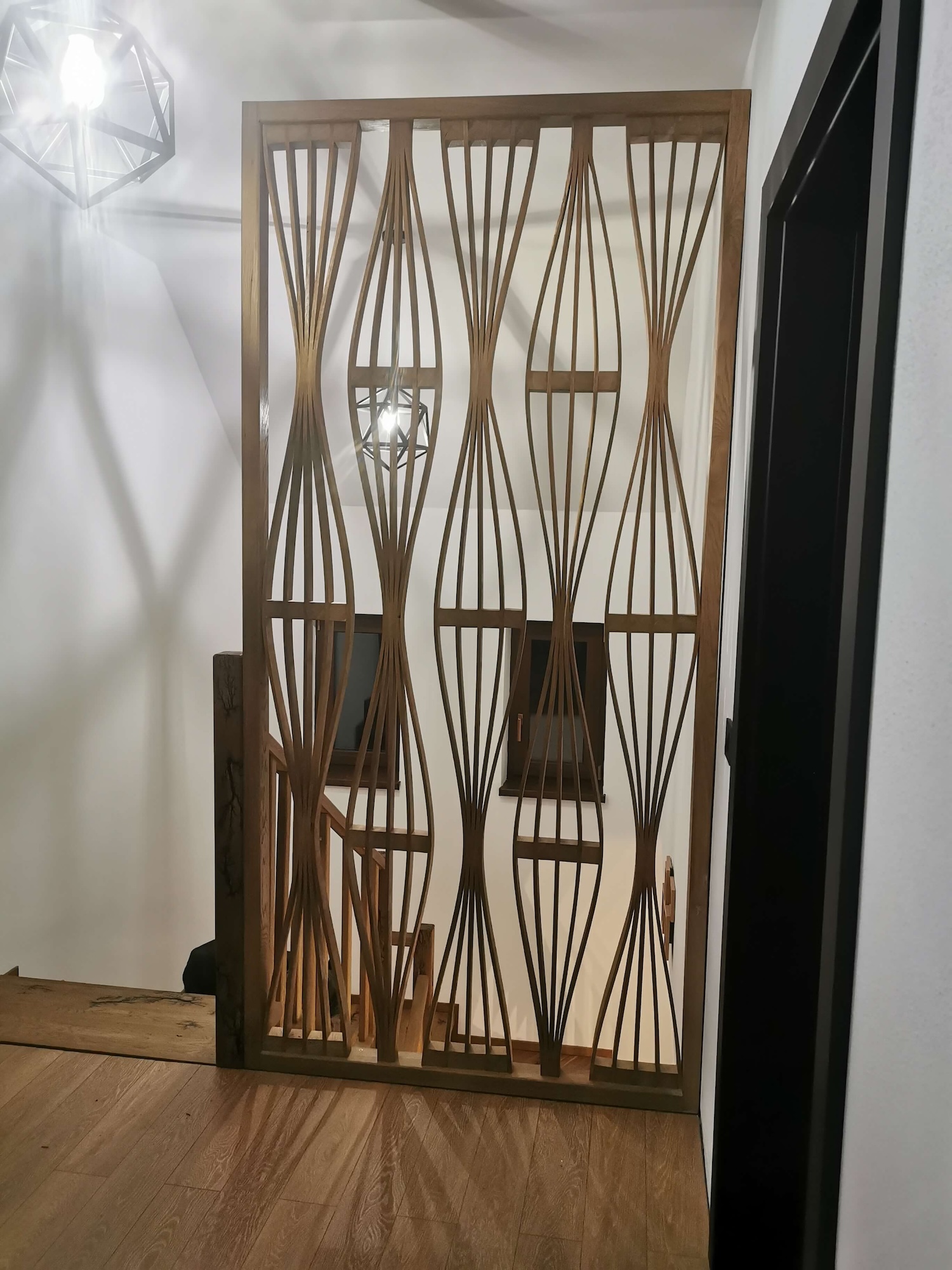 Riflaj Decorativ din Lemn de Stejar Masiv - imagine 7